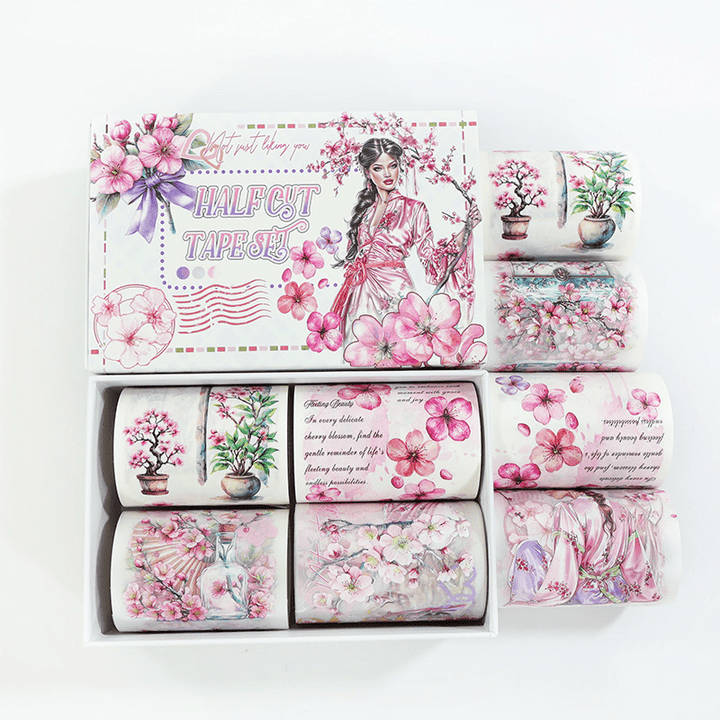Time Impression Characters Washi Tape Perfect for Personalized Decoration