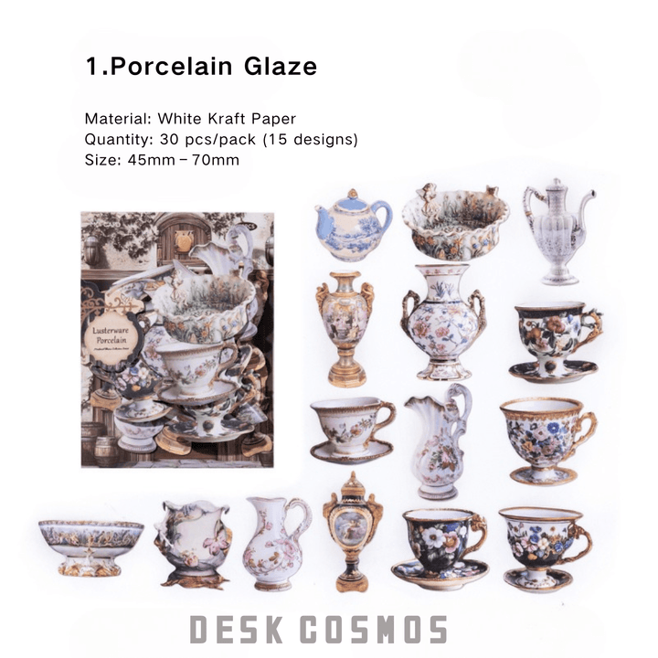 Antique Collection Museum Series Porcelain Relic Vintage Ephemera