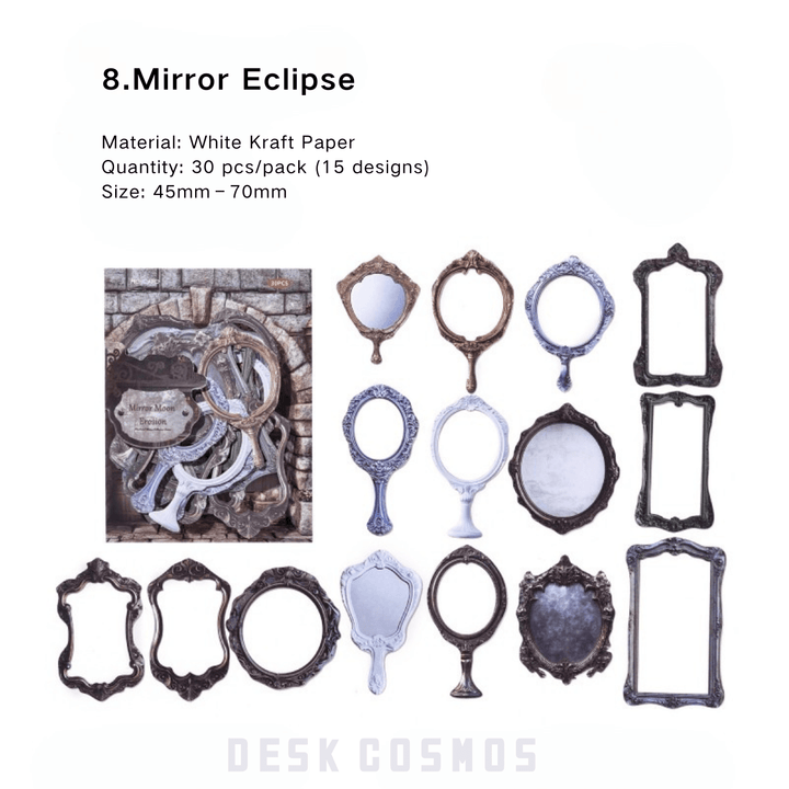 Antique Collection Museum Series Mirror Bloom Moon Phase