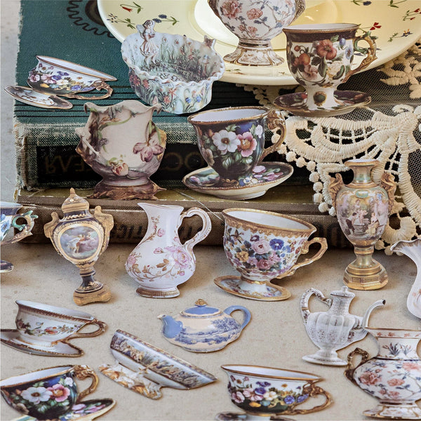 Antique Collection Museum Series Stickers for DIY Journal Projects