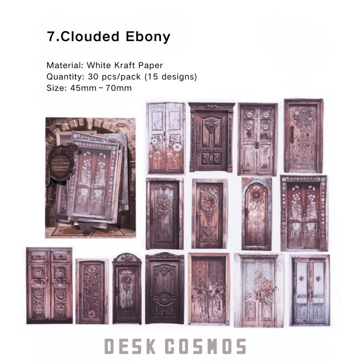 Antique Collection Museum Series Cloud Pattern Sandalwood Details