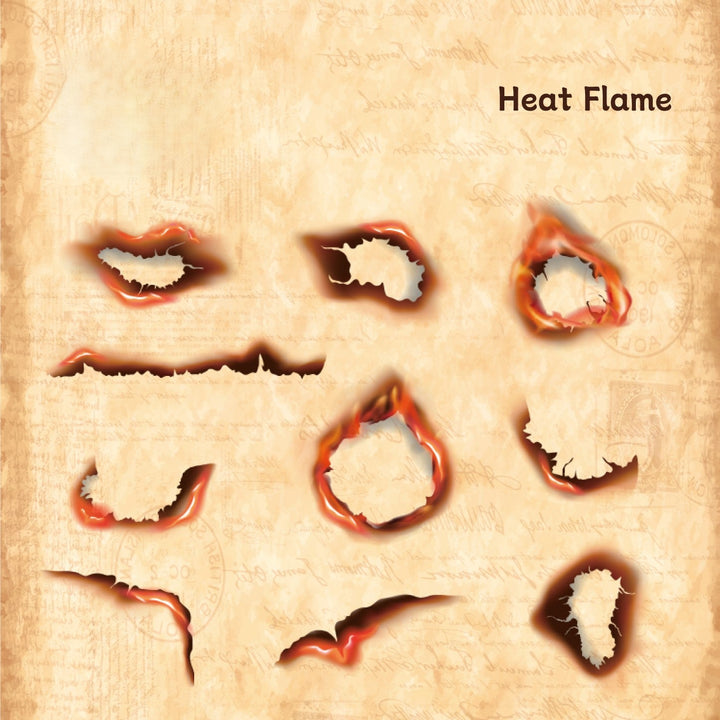 Ash Series Sticker Pack Retro Gothic Magic Fire Theme Stickers for Paper Crafts