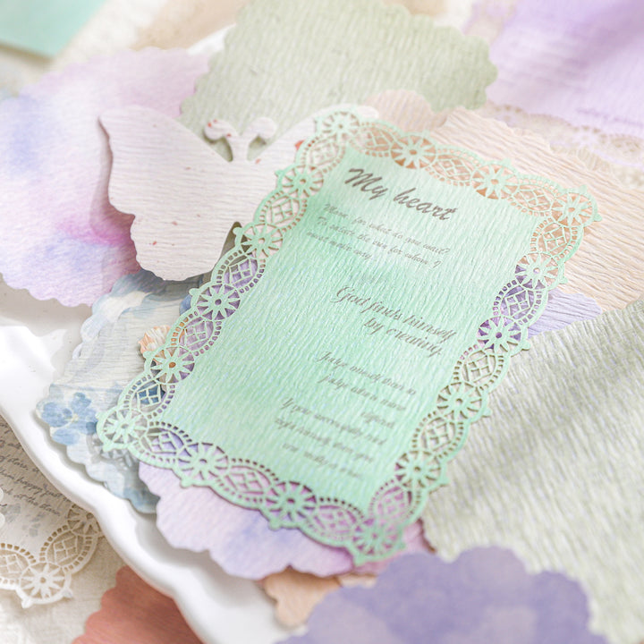 aterial Paper Lace Dream Island Journal Supplies