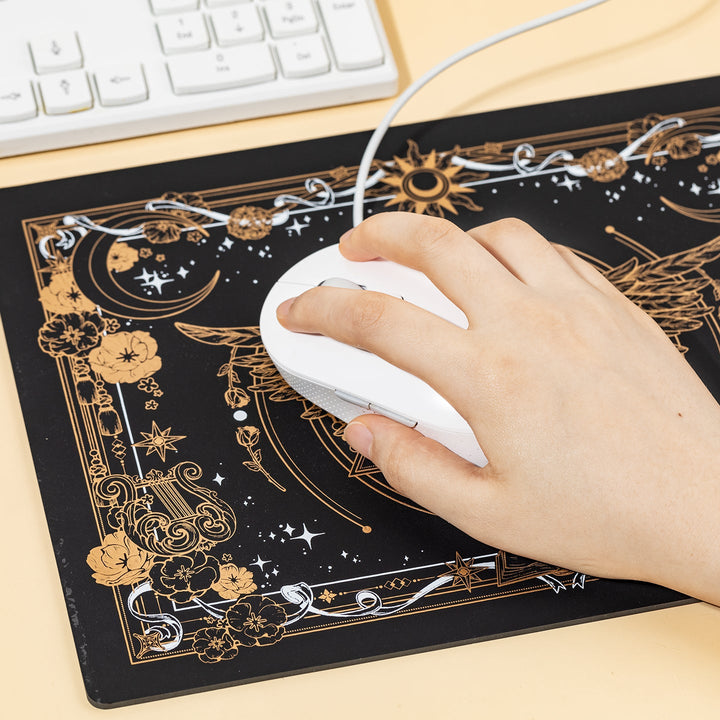 Dream Galaxy Mat with Gold Accents for Art Projects