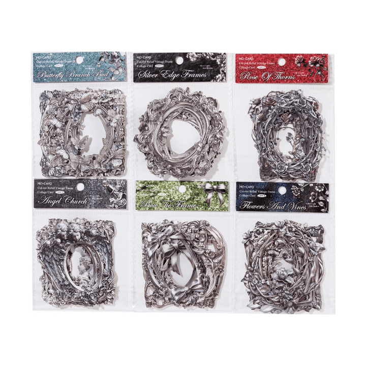Silver Light and Shadow Decorative Background Paper Craft