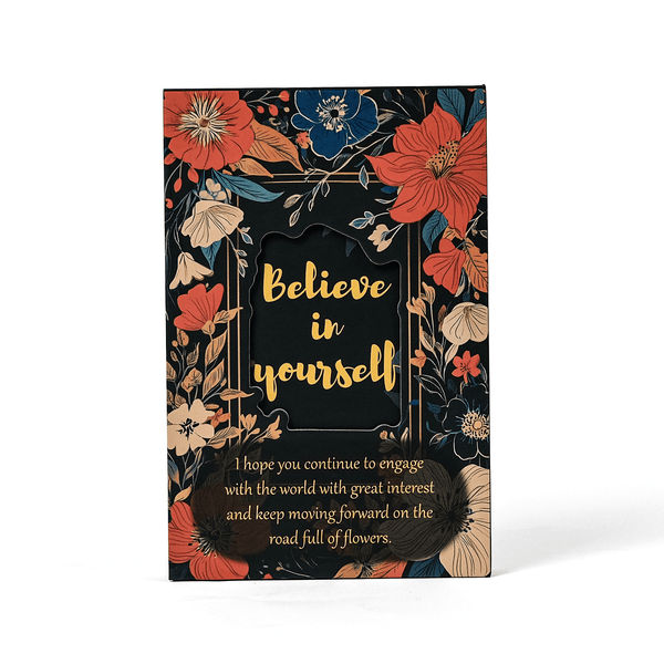 Black Flower Style Writing Journal Daily Notes Planner