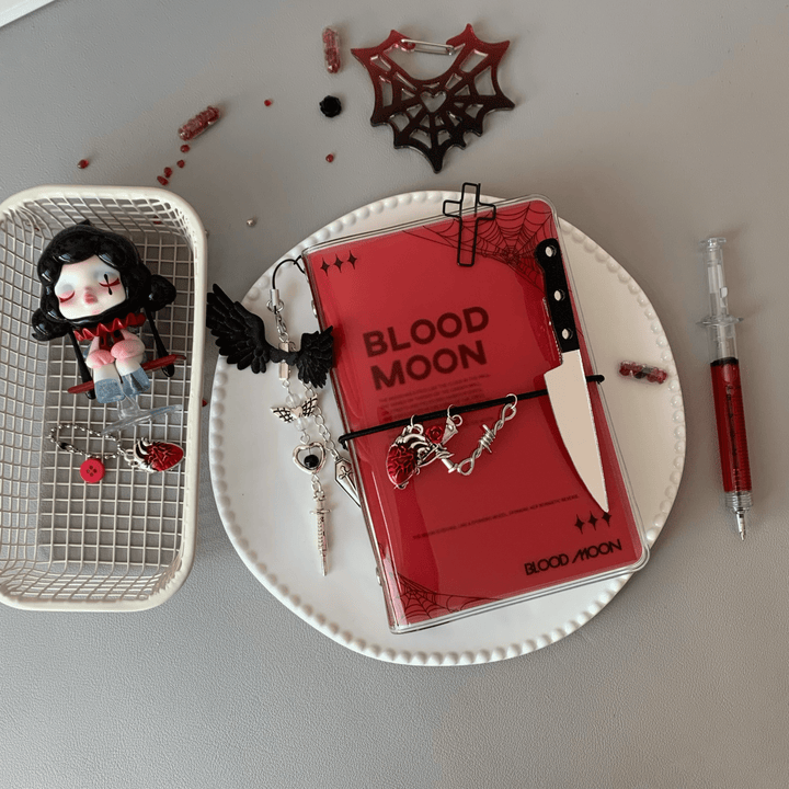 Blood moon A7 Gothic Journal Magic Themed