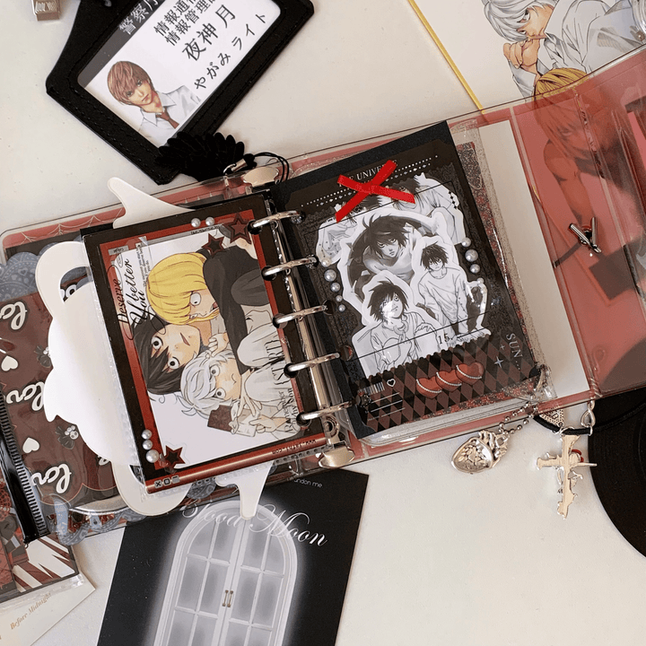 Blood moon Gothic notebook designed for journal storage and decoration
