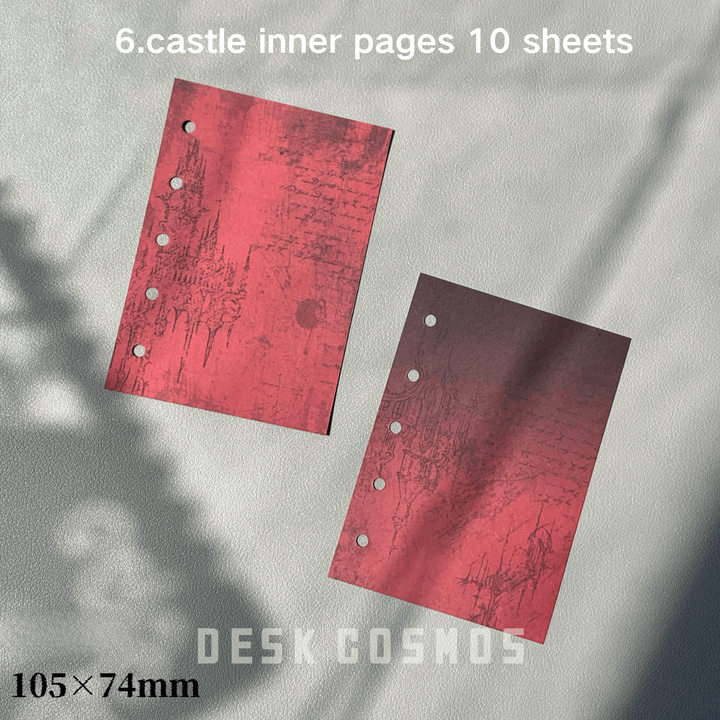 Blood moon Gothic journal album with PVC material for long-lasting collection