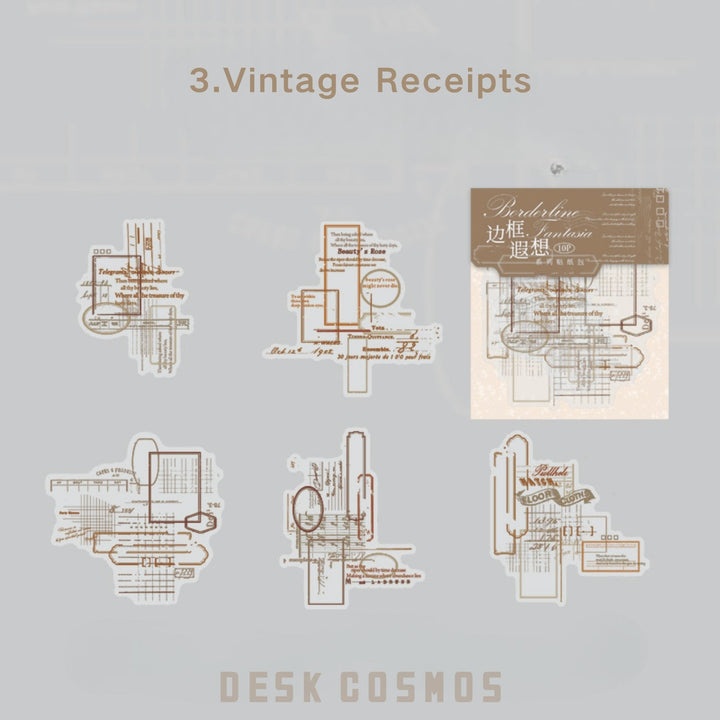 Border Reverie Stickers PET Decorative Borders for Diaries