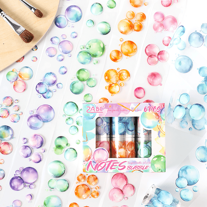 Bubble Tape PET Watercolor Bubble Series pastel scrapbook