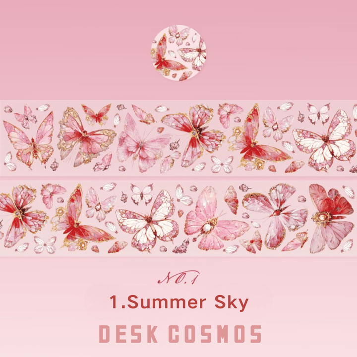 Twilight Garden Series Summer Sky Butterflies Romantic Butterfly Theme
