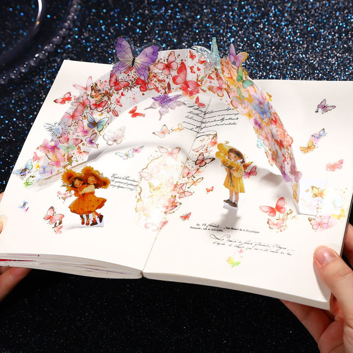 Aswarm of Butterflies Light Bronzing PET Tapes Elegant Butterflies