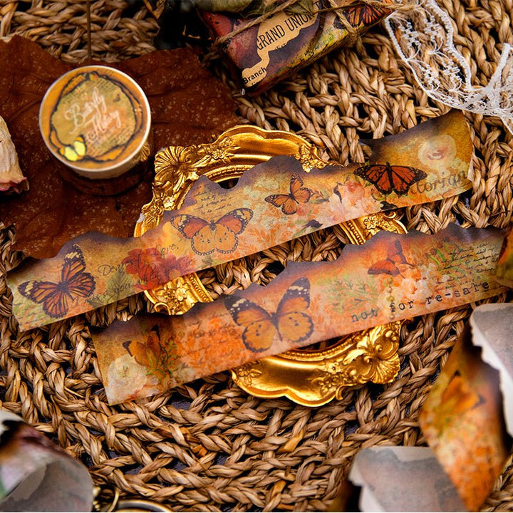 Butterfly Epic Series Ephemeral Washi Tape for Flower and Butterfly Decor