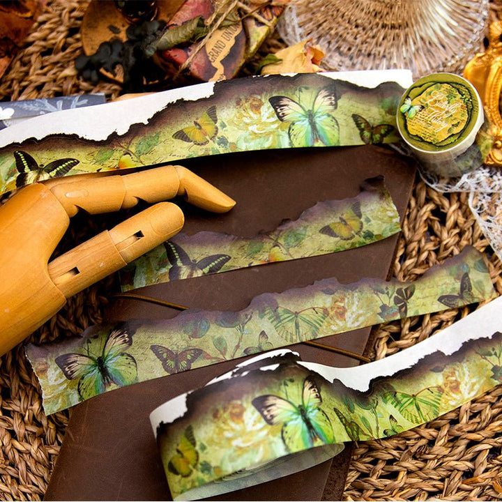 Butterfly Epic Series Ephemeral Washi Tape for Custom Journal Pages