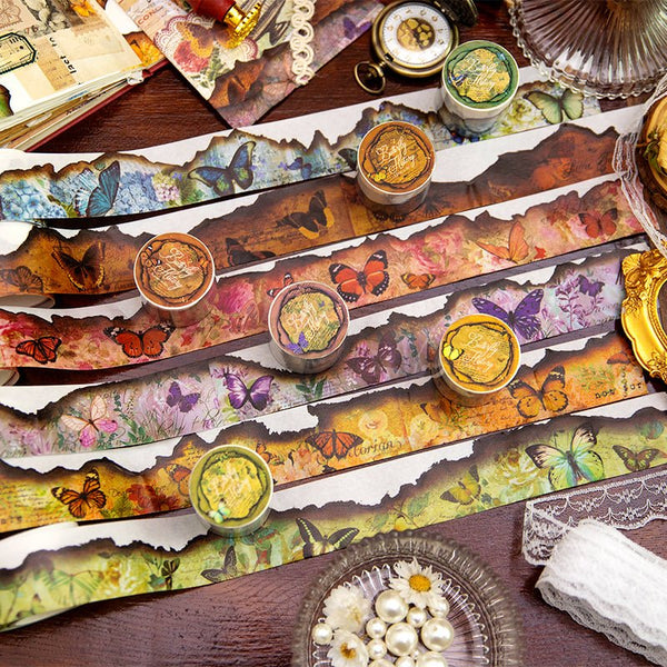 Butterfly Epic Series Floral Washi Tape for Art Journal DIY