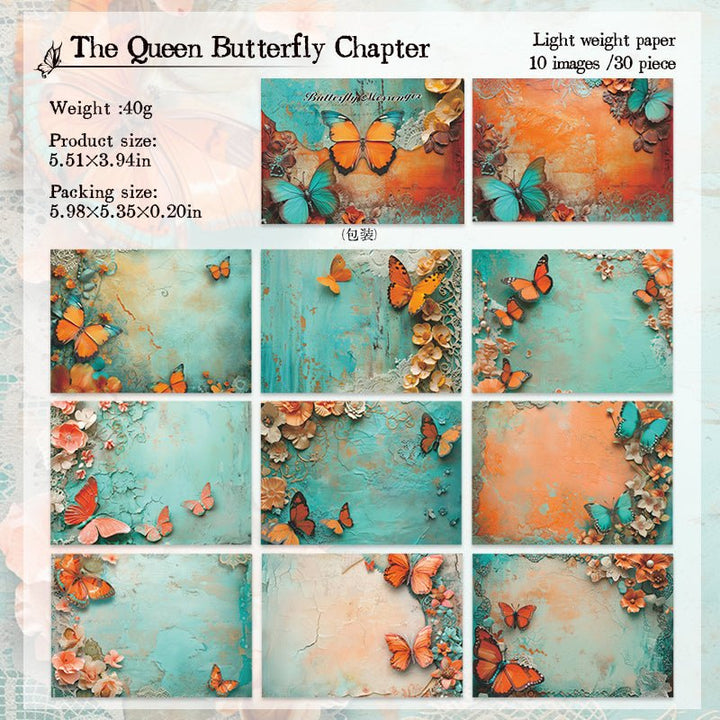 Butterfly messenger series decorative butterfly paper for creative projects