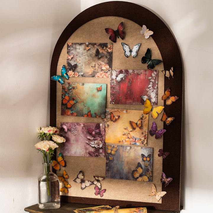 Butterfly messenger series background paper elegant butterfly design