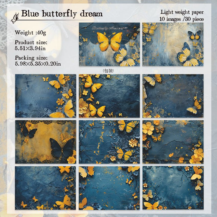 Butterfly messenger series background papers butterfly pattern paper for scrapbooking
