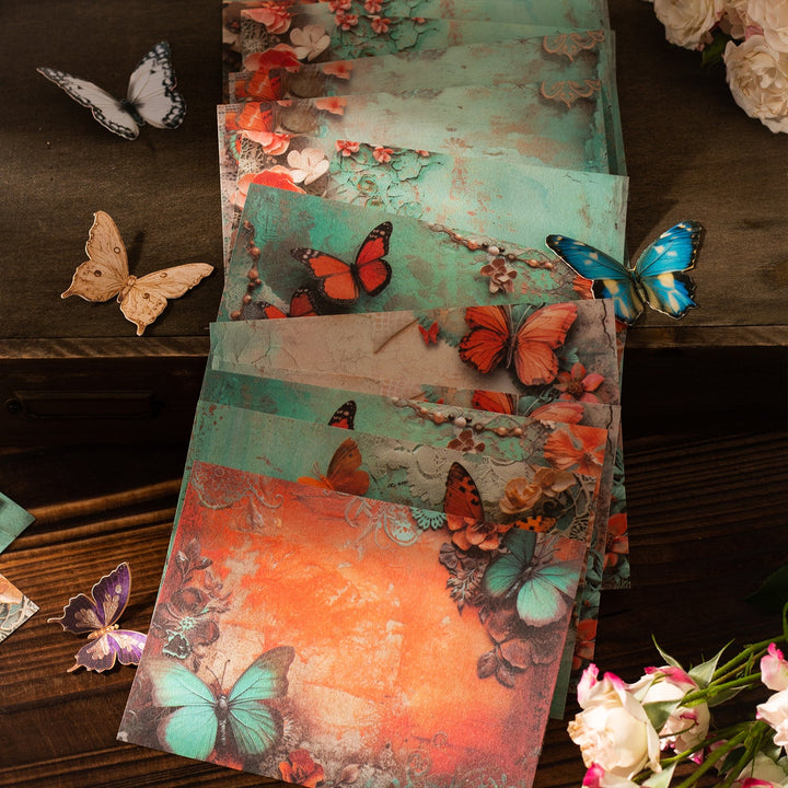 Butterfly messenger series butterfly collage paper