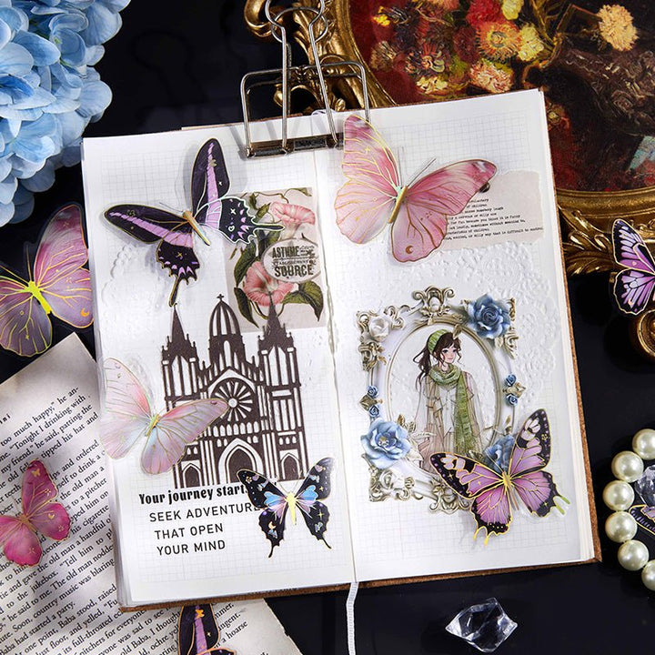 Roaming on Butterfly Island PET Scrapbook Supplies For Aesthetic Creators