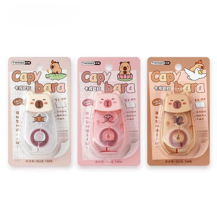 Capibara Themed Double-sided Tape Adhesive for Scrapbook DIY