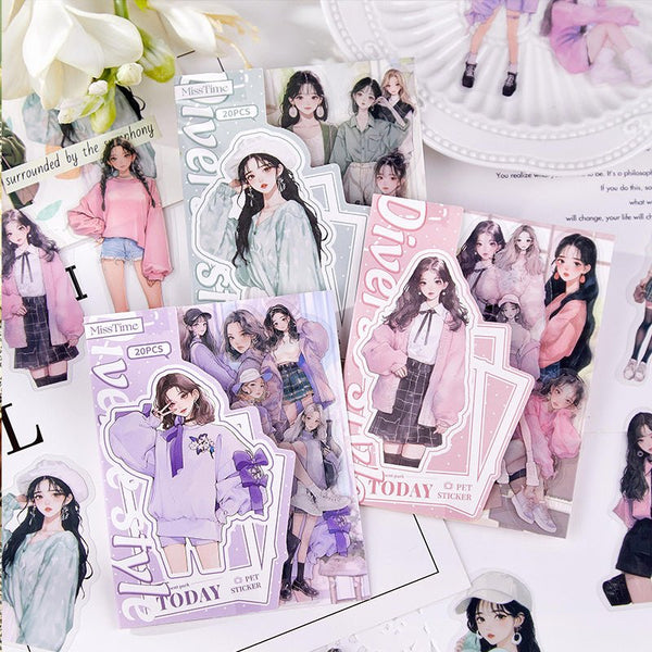 Captured Moments PET Stickers for Personalized Planners