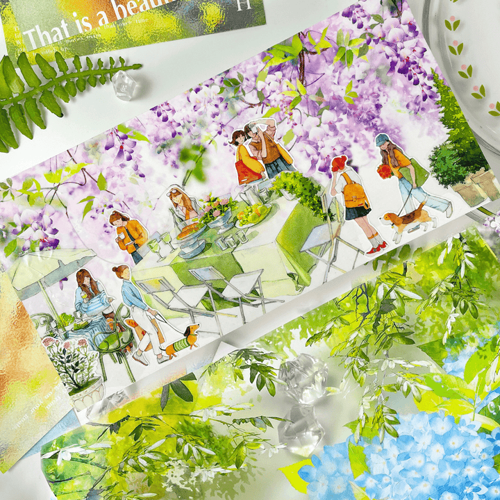 Daily Life Characters Decorative Tape Perfect For Personalized Decoration