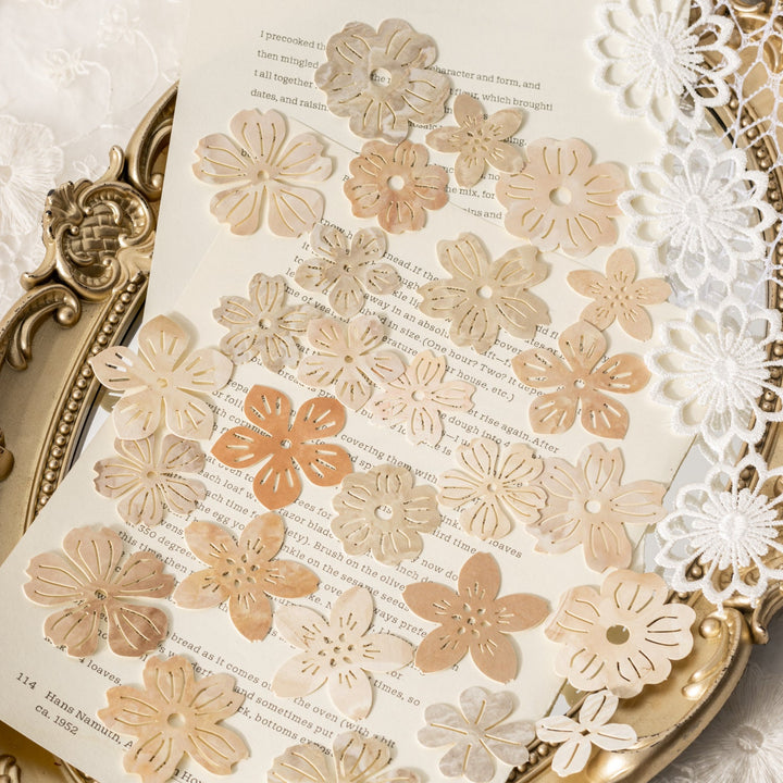 Cherish Flowers Background Paper Decorative Floral Embossed