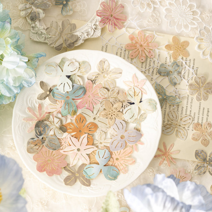 Cherish Flowers Craft Paper Romantic Floral Embossed