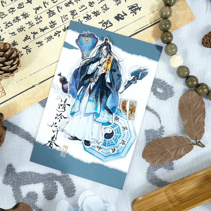 Rising Clouds Bright Moon Tape PET Material for Journaling