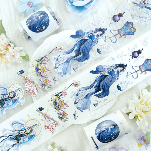 Rising Clouds Bright Moon Tape for Scrapbooking and Art Projects