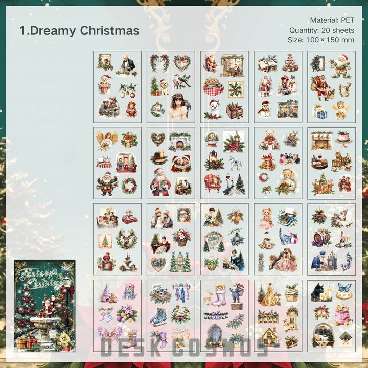 Christmas Letter Sticker Books Cute Stickers