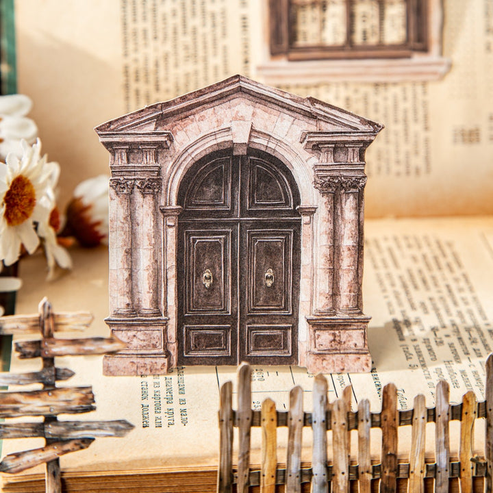 Classical Manor Borders Window Scenery Stickers