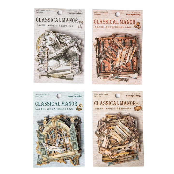 Classical Manor Cardstock Borders Vintage Set