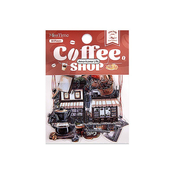 Coffee Sticker PET Cafe Shop Series Planner Essentials