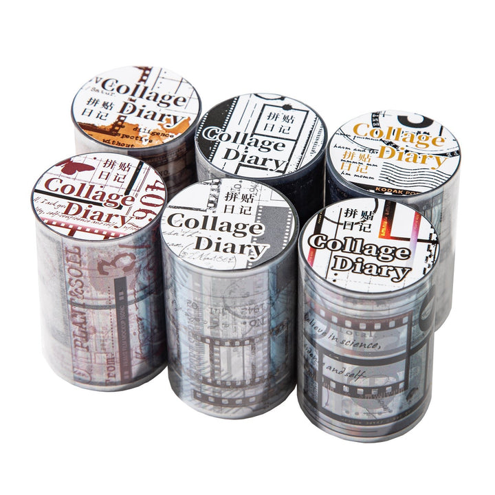 Collage Diary PET Tape Mood Journal Aesthetic Supply