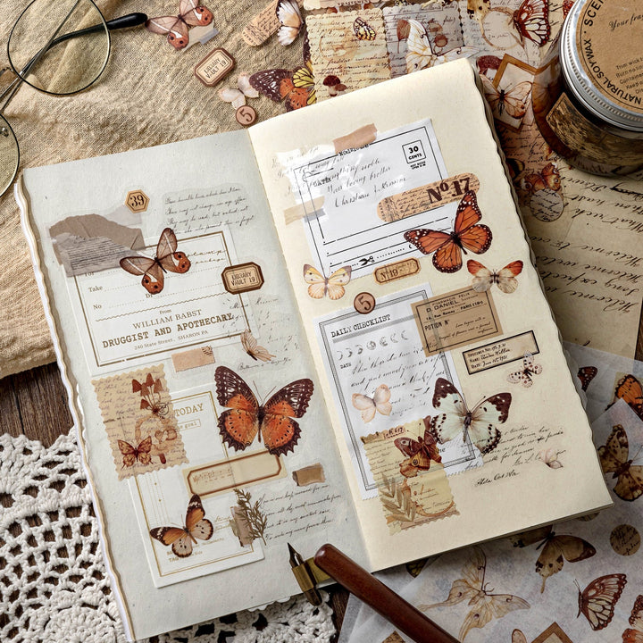 Collect Gentle Series Double Material Stickers City and Countryside Theme