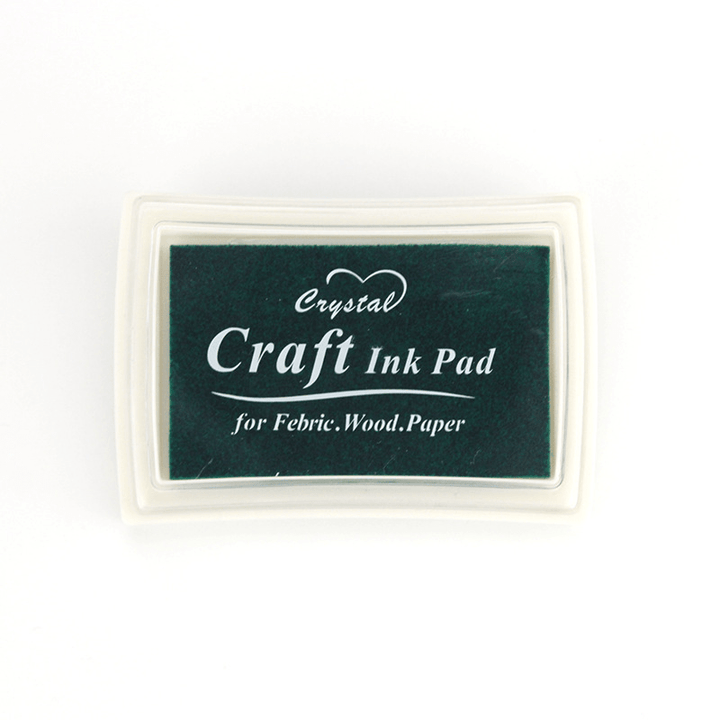 Craft 138 Vibrant Art Ink Pads Dark Green for Stationery Projects