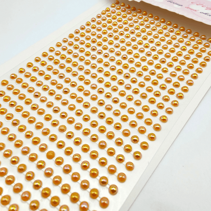 Crystal Stickers Pearls Series Flat Lay Sheet