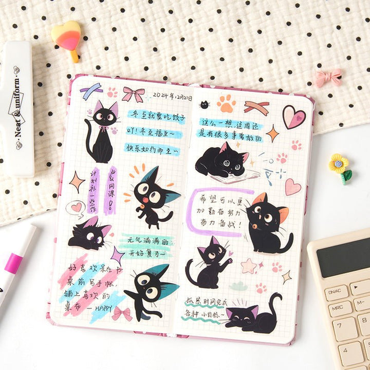 Hakimi Meow Kawaii Animal Stickers for Planners