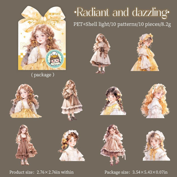Bow Girl Radiant Sweet Story with Dreamy Colors