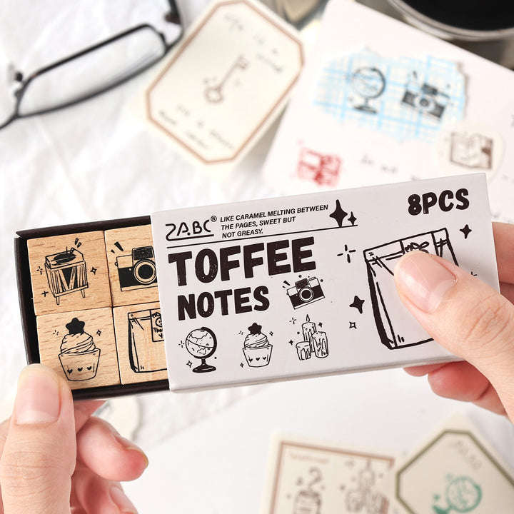 Cute Little Seal DIY Stamps Sweet Food Coffee Fun