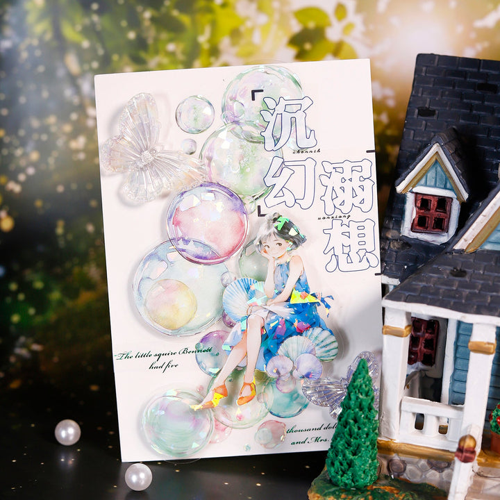 Bubble Adventure PET Stickers Perfect for DIY Journals