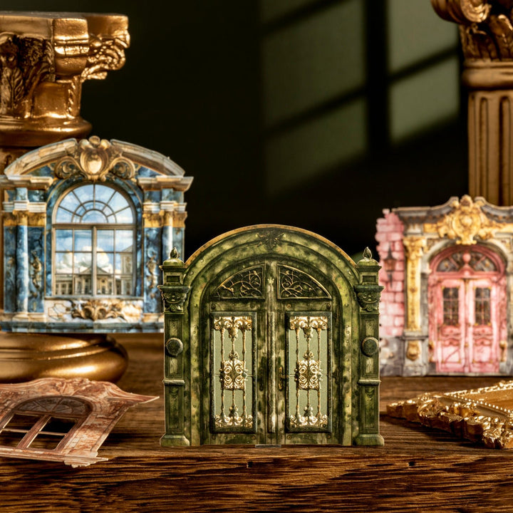 Cardstock Embellishments Old Doors and Windows Journal Decor