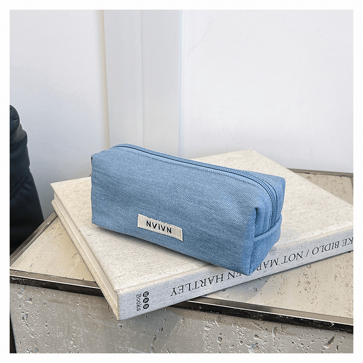 Denim Storage Bag Large Capacity Compact Design