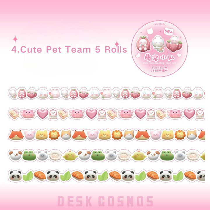 Food Party Collection Cute Pets 5 Volumes
