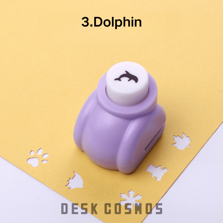 DIY Mini Embossing Puncher Dolphin Design Animal Punch