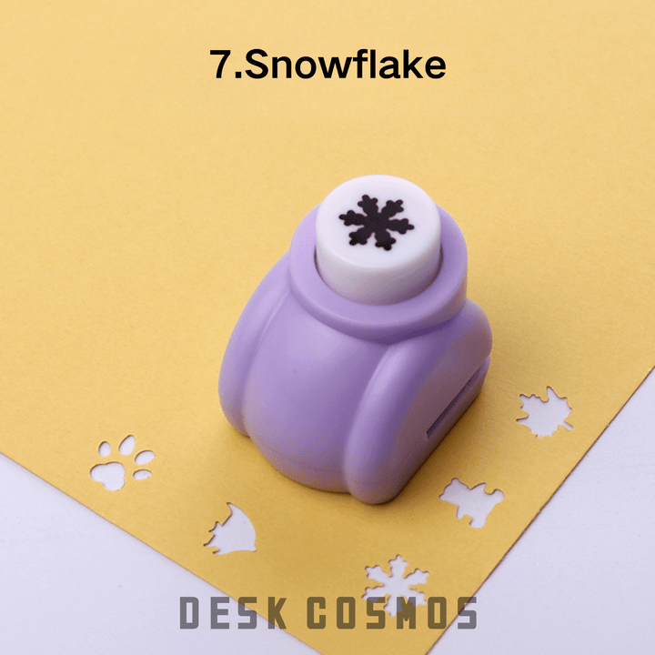 DIY Mini Embossing Puncher Snowflake Design Winter Punch