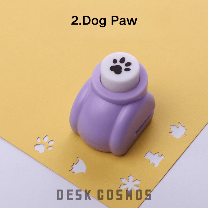 DIY Mini Embossing Puncher Dog Paw Design Cute Punch